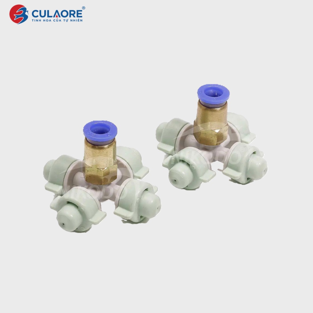 BÉC NHỰA PHUN SƯƠNG 4 ĐẦU ỐNG 8 LY