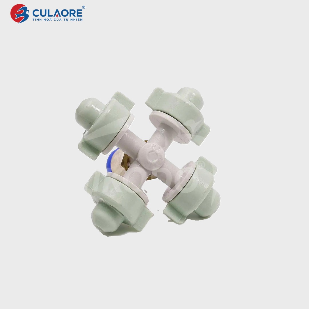 BÉC NHỰA PHUN SƯƠNG 4 ĐẦU ỐNG 8 LY - Ảnh 2