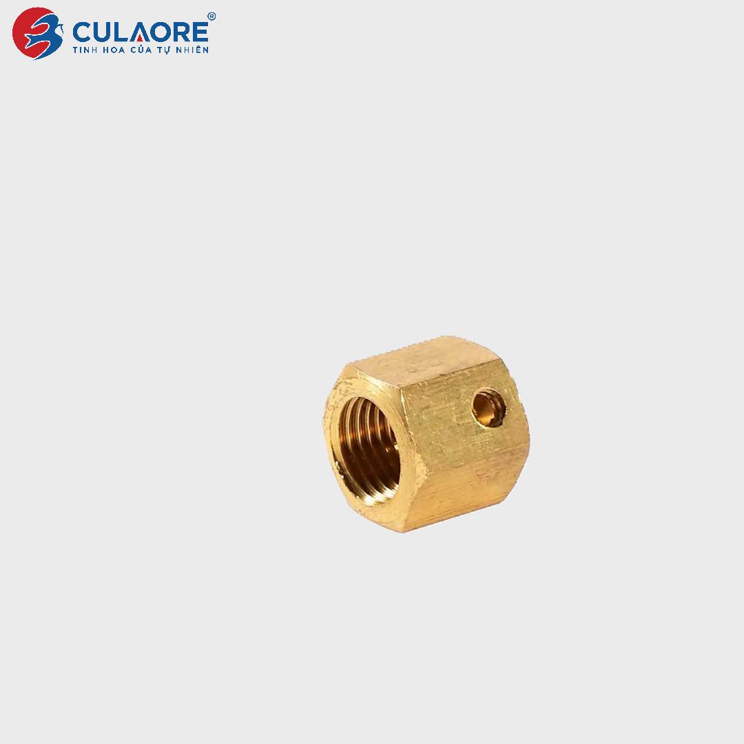 NỐI ĐẾ ĐỒNG 3 LỖ ỐNG 8LY