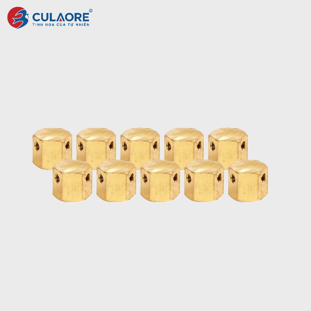NỐI ĐẾ ĐỒNG 3 LỖ ỐNG 8LY - Ảnh 2
