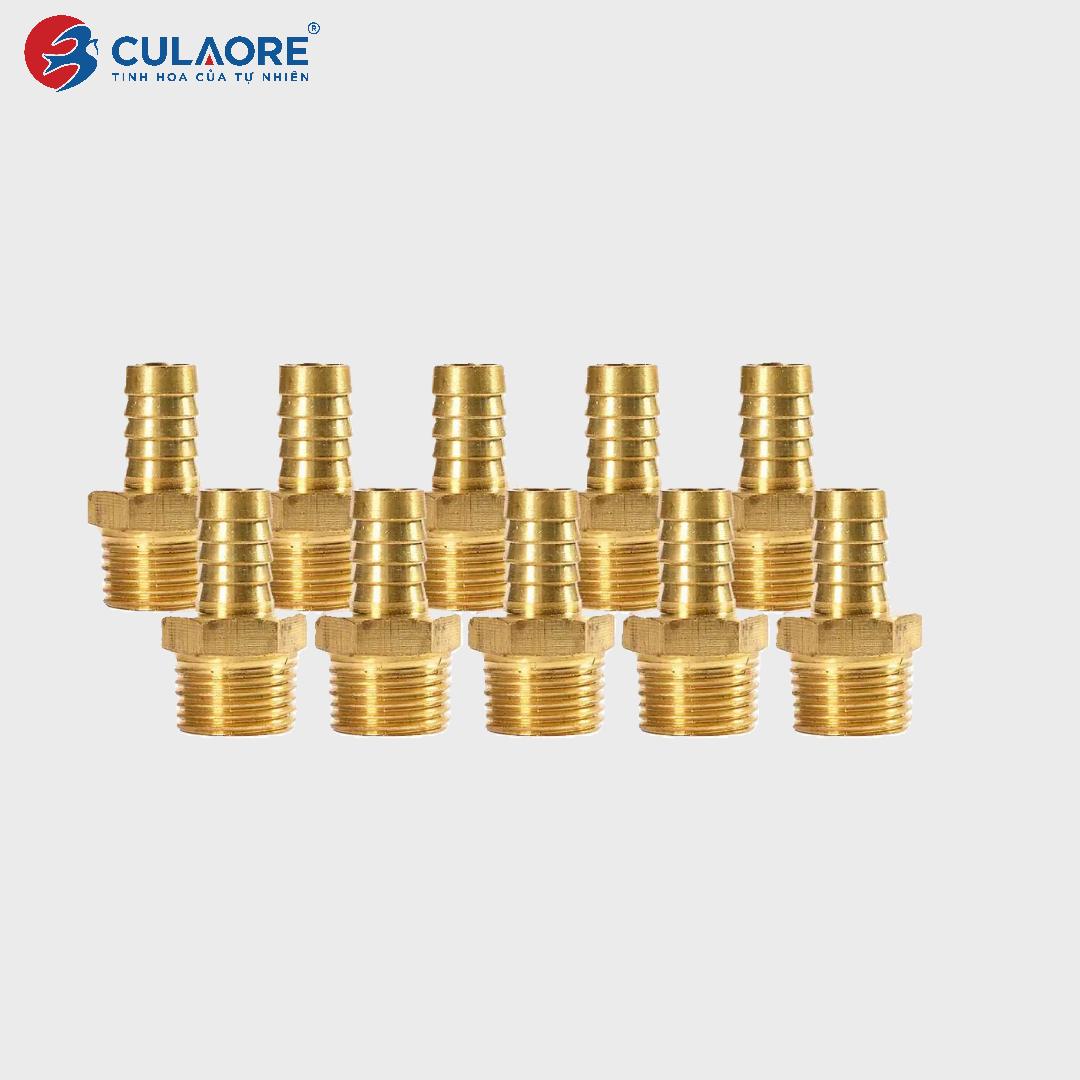 NỐI ỐNG 12 LY ĐUÔI CHUỘT RA RĂNG NGOÀI 21 LY - Ảnh 2