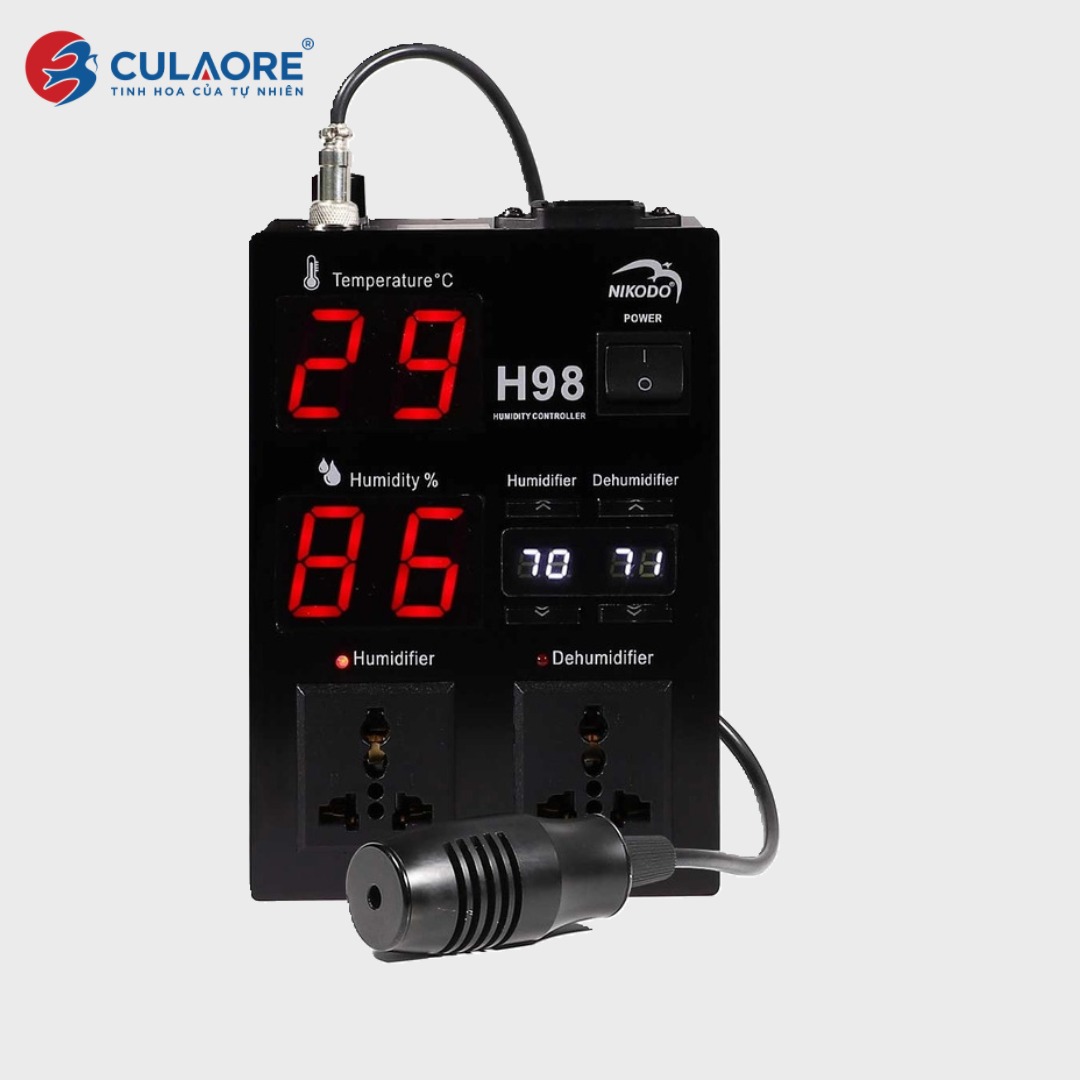 MÁY KIỂM SOÁT ĐỘ ẨM VÀ ĐO NHIỆT ĐỘ H-98 BỘ 15 MÉT