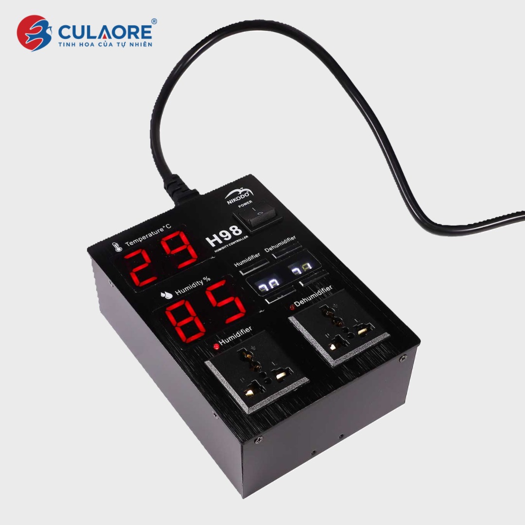 MÁY KIỂM SOÁT ĐỘ ẨM VÀ ĐO NHIỆT ĐỘ H-98 BỘ 15 MÉT - Ảnh 3