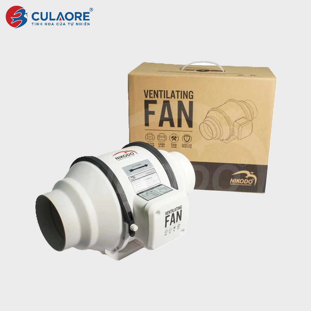 QUẠT D100 THỔI HƠI SƯƠNG, HÚT GIÓ NIKODO - Ảnh 4
